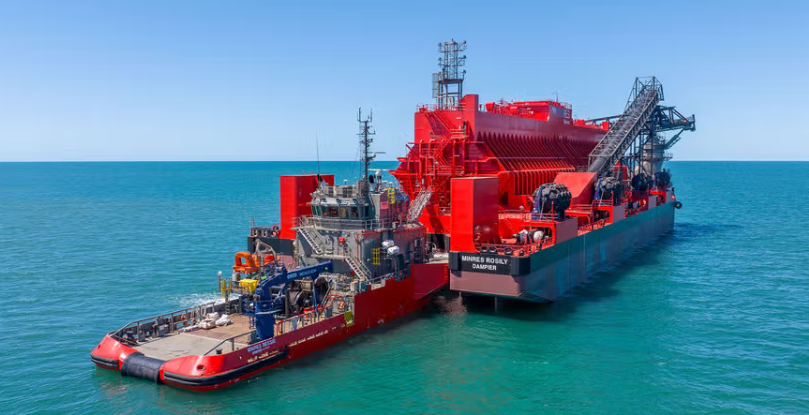 MRL Resources: Four 184m stationary processing barges